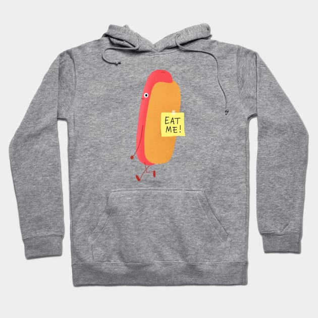 Hot Dog Hoodie by Mauro Gatti Art